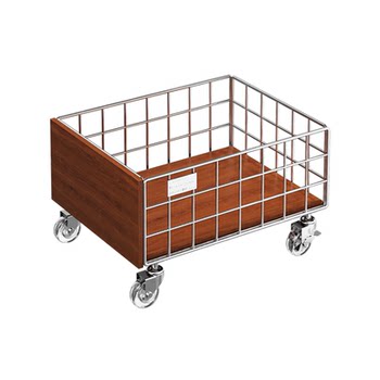 A raw dirty clothing basket cart household bathroom storage rack