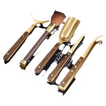 Bronze Wood Tea Ceremony Six Gentlemen Solid Wood Ebony Set Copper Art Kung Fu Tea Set Accessories Complete Tea Knife Pen Holder Tea Clamp