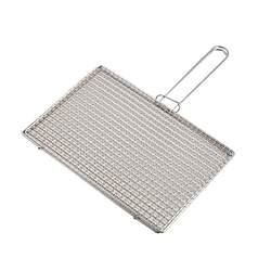 Grilled fish clips stainless steel mesh splints barbecue skewers grilling mesh outdoor barbecue tools and supplies full set mesh