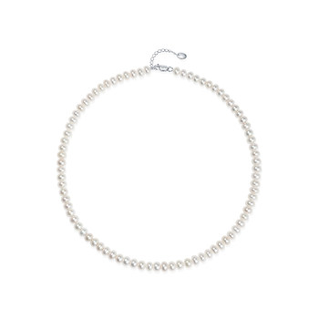 Jingrun lingxin oblate bright pearl necklace versatile commuting full bead necklace authentic holiday gift for girlfriend a