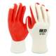 Pull back wear-resistant thickened film steel bar work gloves