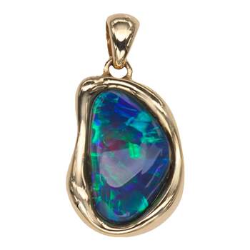 Fashionable and personalized irregular opal necklace