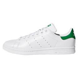 Adidas Adidas clover ເກີບຜູ້ຊາຍແລະແມ່ຍິງເກີບບາດເຈັບແລະ sneakers ເກີບສີຂາວຂະຫນາດນ້ອຍສີຂຽວຫາງ Smith M20324