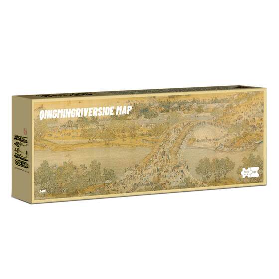Qingming Festival Along the River Puzzle 1000 Pieces Huge 1 Meter Long