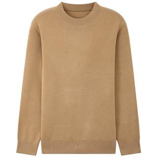 MB MindBridge百家好冬季圆领纯色针织衫2025年男韩系休闲毛衣