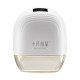 October Crystal electric breast pump wears hands-free