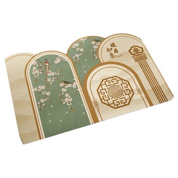 Cartoon door mats, anti-slip floor mats, chinese carpets, entrance door entrance foam door mats, household dirty-resistant floor mats