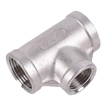 304 stainless steel diameter tee internal wire tee