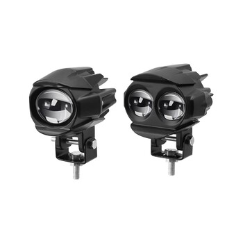 Spotlight led yellow and white double light 12v-80v car motorcycle electric vehicle universal external modified waterproof far and near light