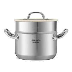 Cuidahuang 316 Stainless Steel Soup Pot, Titanium Ceramic Pot, Non-Teflon Coated Steamer, Stew Pot, Thickened and Large Capacity