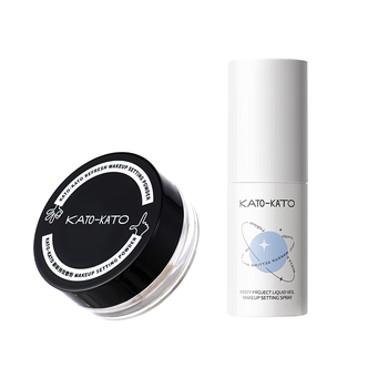 kato refresh long-wearing loose powder 1g + makeup setting spray 30ml