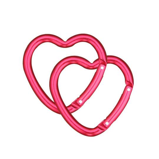 munkees爱心登山扣女包挂饰心形钥匙扣小挂件挂钩扣弹簧扣快挂