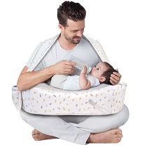 Pillow Workshop Breastfeeding Pillow Feeding Miller Slope Pillow Care Waist Baby Lying Sleeping Feeding Slope Mat Pu Milk Pillow 3311