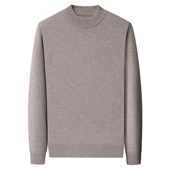 Chunzhu family men's wool sweater autumn and winter new thick sweater knitted sweater high-end cashmere sweater dad's clothing Chunzhu family men's wool sweater autumn and winter new thick sweater knitted sweater high-end cashmere sweater dad's clothing