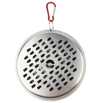 Outdoor mosquito coil box hanging waist tray holder portable cover can be hung safety outdoor artifact mosquito coil tray placer