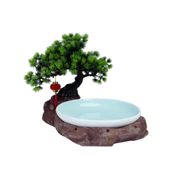 Artistic plate ice plate sashimi plate pastoral seafood plate