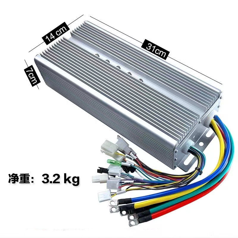 ตัวควบคุมยานพาหนะไฟฟ้าทั้งสามล้อและสี่ล้อ 306 หลอด 1500W 48V60V2000 แรงสูง กระแสตรงไร้แปรง สองโหมด อเนกประสงค์