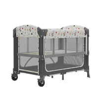 valdera vadra small family type crib foldable splicing large bed mobile multifunction cradle baby bed