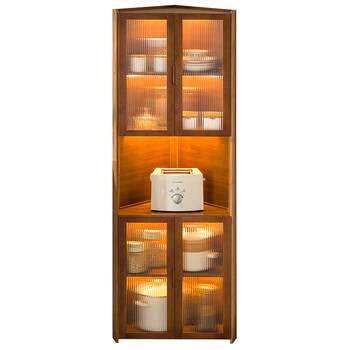 Trojan corner kitchen shelf storage cabinet
