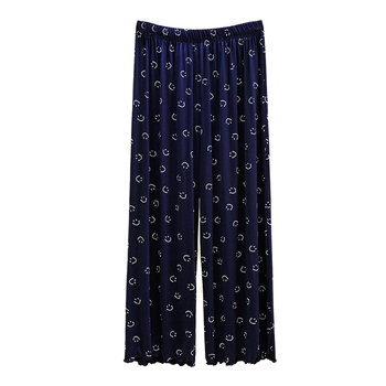 Women's modal print casual pants spring and summer