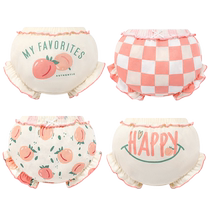 Baby Briefs Female Baby Triangle Pants Children Pure Cotton Shorts 100% Whole Cotton Girl Bread Pants Without Clamping Ass
