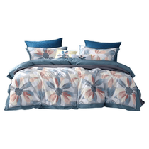 Mercury Home Textiles Cotton Four-piece Set 100 Pure Cotton Floral Print Bed Sheet Quilt Cover Three-piece Bedding Set