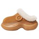 2025 Winter Small Cotton Slippers Platform Thick Sole 5cm