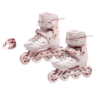 特步轮滑鞋儿童女童溜冰鞋男童小学生全套装备初学者旱冰成人滑轮