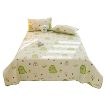 Catman summer pure cotton bed cover single piece 2024 new four-season universal cotton bed sheet tatami kang cover three-piece set