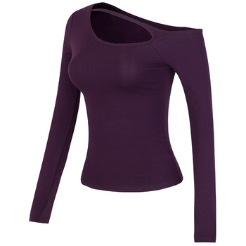 Lan pattern temperament training yoga clothing fitness long-sleeved women's style
