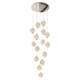 Duplex stair chandelier light luxury crystal villa loft