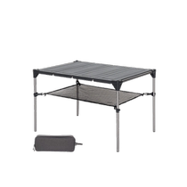 Black Deer Outdoor Folding Table Super Light Portable Camping Aluminium Alloy Picnic Équipé Geometric Small Table