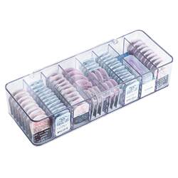 Daily Disposable Colored Contact Lens Storage Box, Multiple Pairs, High-End, Large Capacity, Transparent Dust-Proof Box with Lid