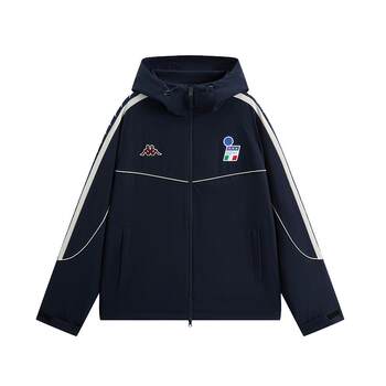 Kappa kappa men's 2026 spring new outdoor casual water-repellent hooded windproof jacket k0g12fj01