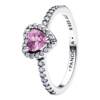 Pandora Pandora lilac sublime heart ring 7 colors optional love style sweet gift