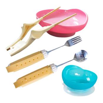 Disabled assisted tableware, chopsticks, bowls, plates