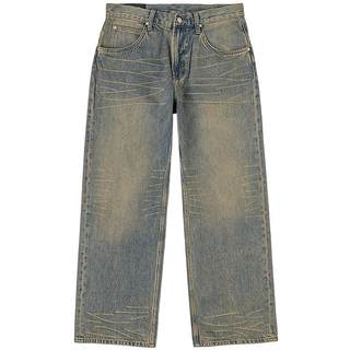 LeeIndiGO × ANGEL CHEN联名商场25新EasyRider761阔腿牛仔裤