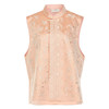Double-sided satin waistcoat with Chinese style embroidered vest