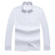 Men's Plus Size Business Casual Long Sleeve Shirt