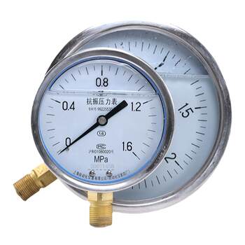 Shanghai automation instrument factory 4 y-100az earthquake-resistant pressure gauge yn-100 shanghai instrument earthquake-resistant pressure gauge
