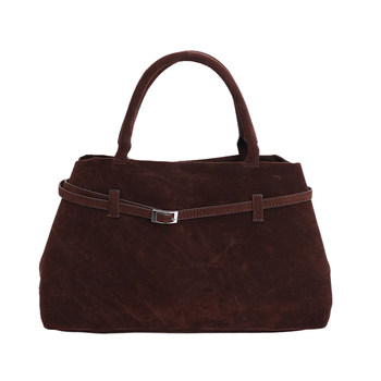 2026 new fashion retro frosted large capacity women’s bag