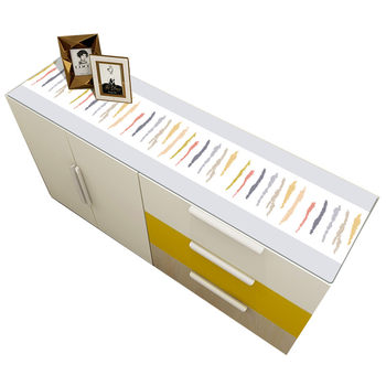 ຕູ້ເກີບເຂົ້າ mat countertop ກັນນ້ໍາ PVC ປະຕູຫນ້າເອິກຂອງ drawers ຕູ້ໂທລະທັດ desk dustproof mat desktop ປ້ອງກັນ mat