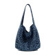 Korean style new leopard print canvas bag