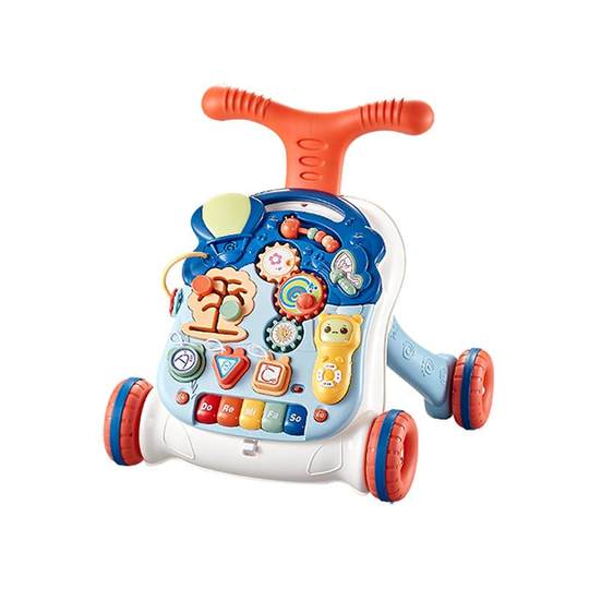 蓓臣学步车婴儿多功能学步推车防侧翻宝宝学走路防O型腿走路起步