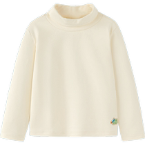 Mini Balabala boys and girls long-sleeved T-shirt baby winter turtleneck bottoming T-shirt