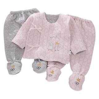 Baby thin cotton foot wrap set with separate feet