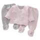 Baby thin cotton foot wrap set with separate feet