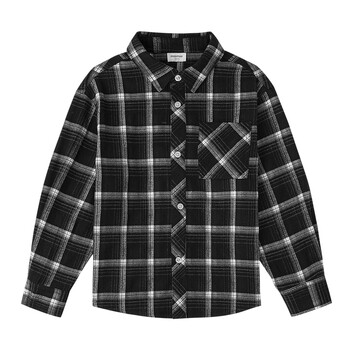 Moomoo children's clothing trendy casual plaid shirt for boys