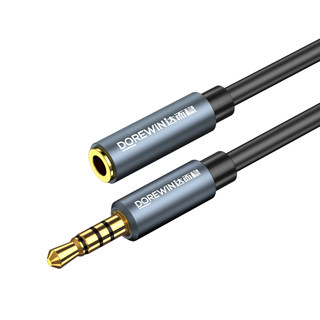 达而稳 耳机延长线加长线音频线电脑3.5mm连接线音响公对母接头