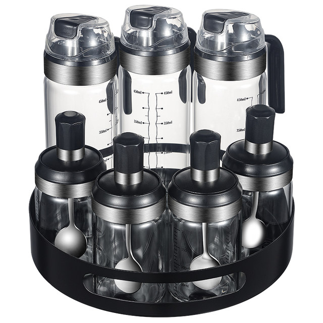 Kitchen seasoning rack rotary